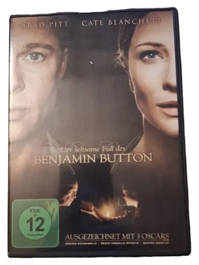Der seltsame Fall des Benjamin Button DVD Brad Pitt Cate Blanchett Drama