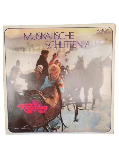 Jo Kurzweg Musikalische Schlittenfahrt Vinyl LP Amiga Weihnachten Schlager