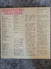 Erzgebirgs-Weihnacht Vinyl LP Eterna Album Weihnachten DDR 2