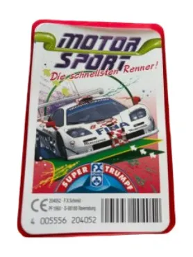 FX Schmid Super Trumpf Motor Sport Die schnellsten Renner! Kartenspiel Auto