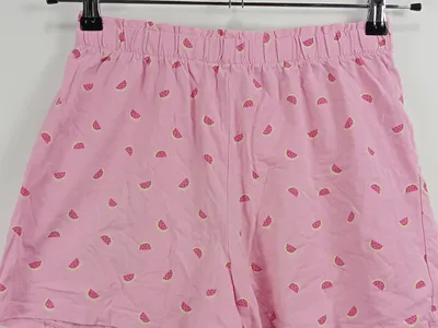 Famy Kinder Mädchen Shorts Rosa Gr. 164 Wassermelonen Muster Casual