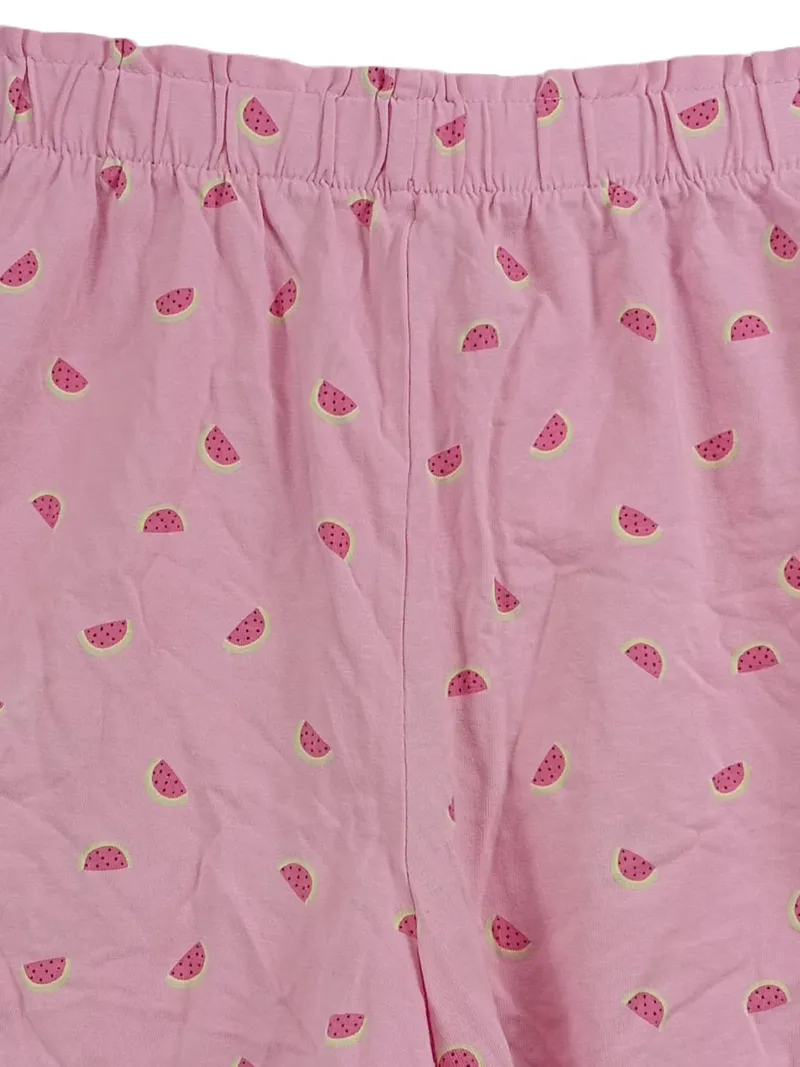 Famy Kinder Mädchen Shorts Rosa Gr. 164 Wassermelonen Muster Casual 4