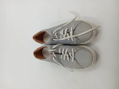 Josef Seibel Sneaker low Damen Gr. 40 Grau Casual Leder Schnürschuhe