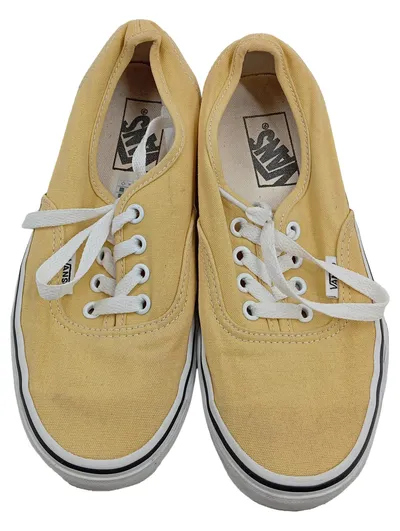 Vans Authentic Sneaker Low Kinder Schuhe Gelb Gr. 36.5 Textil