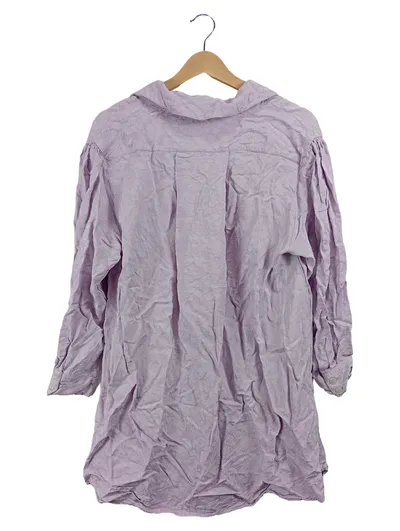 American Vintage Damen Bluse Gr. 36 S Lila Casual Viskose