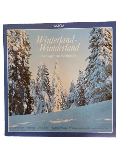 Amiga CD Winterland-Wunderland Schlager Weihnachten Kinderchor Dresden