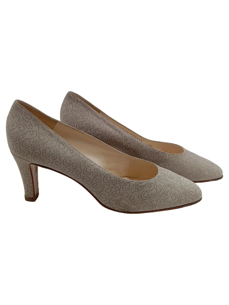 Bruno Magli Damen Pumps Beige Größe 40.5 Elegant Absatzschuhe Kunststoff 1