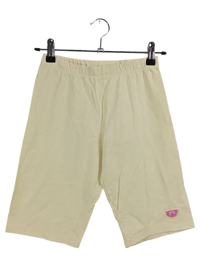 Famy Mädchen Shorts Radlerhose Capri Gelb Gr. 164 Baumwolle