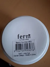 Ferm Living Kindertasse Kids Cup Porzellan Türkis Fuchs Bär 250ml 3