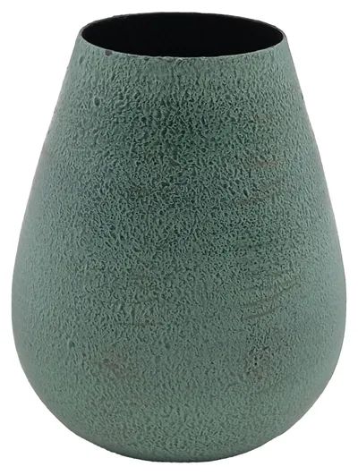 Bolia Copenhagen Vase Medium Metall Grün 11x14 cm Modern