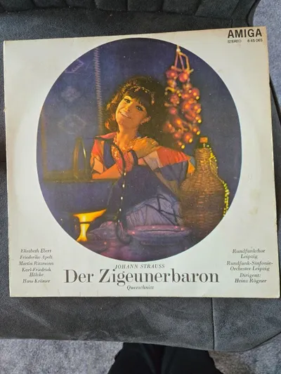 Amiga Vinyl LP Johann Strauss Der Zigeunerbaron Querschnitt Operette