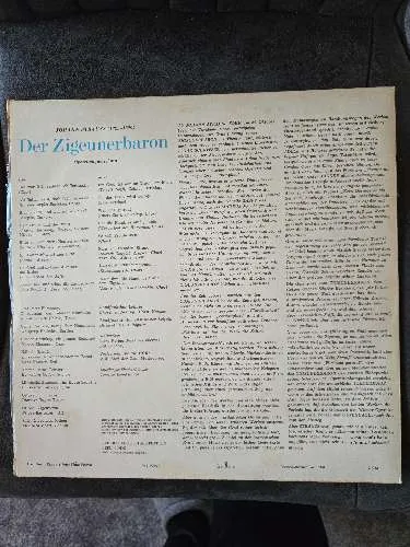 Amiga Vinyl LP Johann Strauss Der Zigeunerbaron Querschnitt Operette