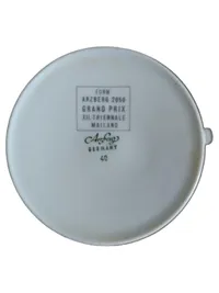 Arzberg Tasse Form 2050 Grand Prix XII Triennale Mailand Porzellan Weiß 2