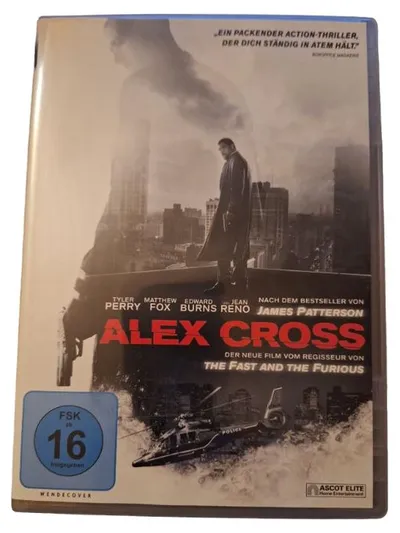 Alex Cross - Tyler Perry - BLU-RAY Krimi Thriller FSK 16
