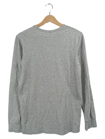 Ingres Weiss (Tchibo, TCM) Langarmshirt Damen Gr. 40 L Grau Basic