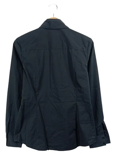 Steffen Schraut Bluse Damen Schwarz Gr. 38 M Rüschen Elegant Langarm
