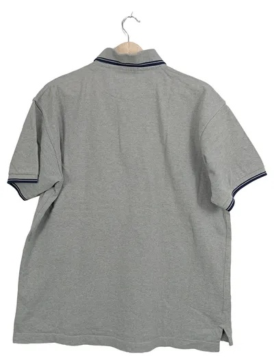 Jinglers Herren Poloshirt Grau Gr. 48 M Kurzarm Baumwolle