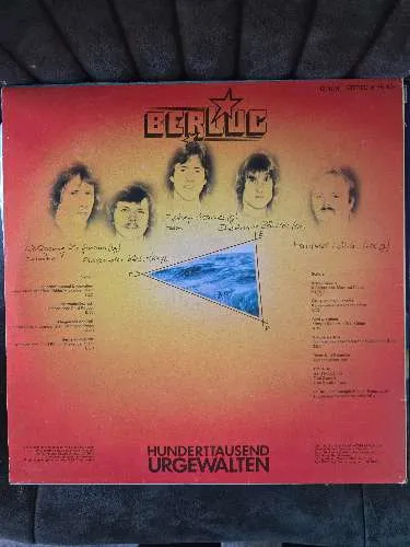 Berluc - Hunderttausend Urgewalten Vinyl LP Album Amiga Ostrock