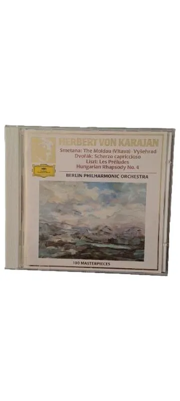 CD Herbert von Karajan Smetana Die Moldau Dvorak Liszt Deutsche Grammophon