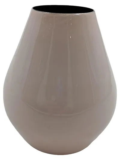 Bolia Copenhagen Vase small Metall Emaille Beige 10 cm Modern