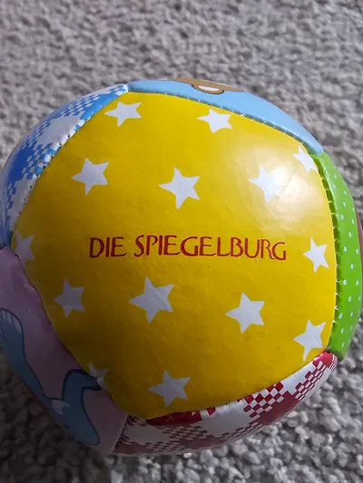 Die Spiegelburg Motorikspielzeug Stoffball Mehrfarbig Bär Auto Blume