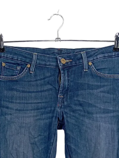 7 For All Mankind Damen Jeans Hose Straight Leg Gr. 38 W32 L32 Blau