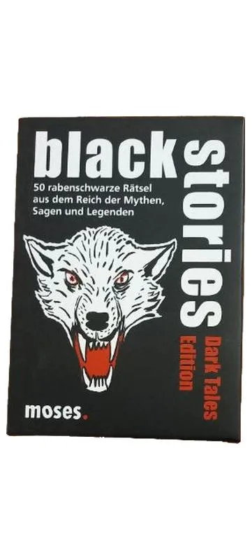 moses. Black Stories Dark Tales Edition Rätselspiel 50 rabenschwarze Rätsel