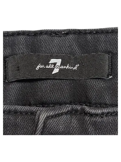 7 For All Mankind Damen Jeans Hose Bootcut Grau W29 L26