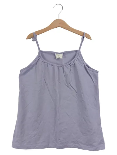 Famy Mädchen Top Trägertop Lila Gr. 158 Basic Baumwolle
