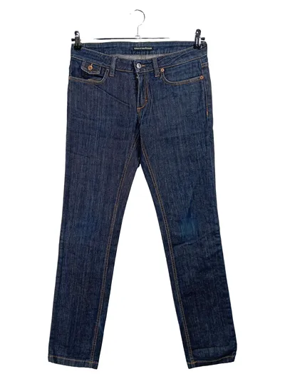 DRYKORN Damen Jeans Straight Leg Blau W29 Casual Baumwolle