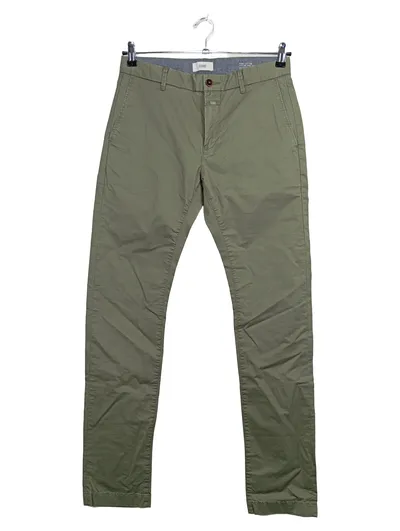 Closed Chino Stoffhose Damen Oliv Gr. 40 W31 Baumwolle Casual