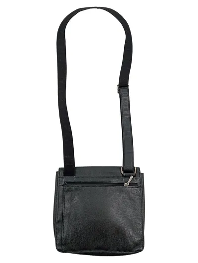 Longchamp Le Pliage Damen Umhängetasche Leder Schwarz 23x21cm