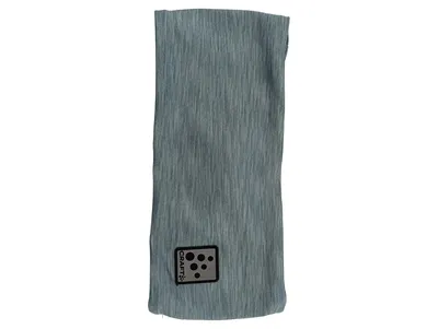 Craft Stirnband Grau Meliert Sportlich Logo-Print one size