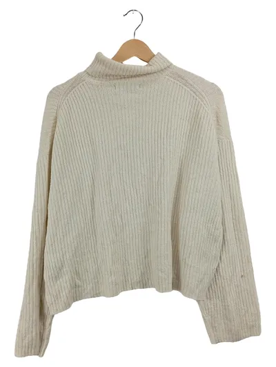Pigalle Damen Pullover Rollkragen Strickpullover Beige Gr. 38 M