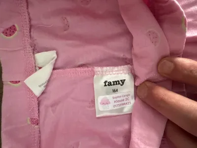 Famy Mädchen Radhose Shorts Rosa Wassermelonen Gr. 164