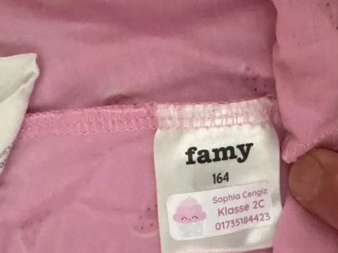 Famy Mädchen Radhose Shorts Rosa Wassermelonen Gr. 164 3