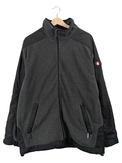 Wellensteyn Fleecejacke Herren Gr. 50 L Grau Outdoor Jacke