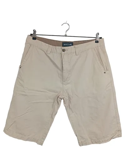 BIAGGINI Herren Shorts Bermuda Beige Gr. 54 W38 XXL Baumwolle