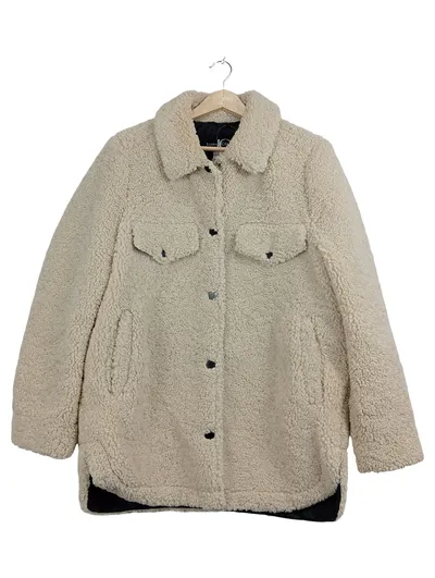 Luisa Cerano Fleecejacke Teddyjacke Damen Gr. 38 Beige Casual