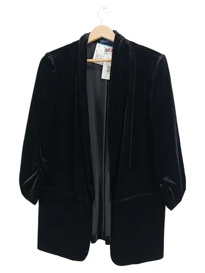 Darling Harbour Damen Blazer Samt Schwarz Gr. 38 M Elegant Business