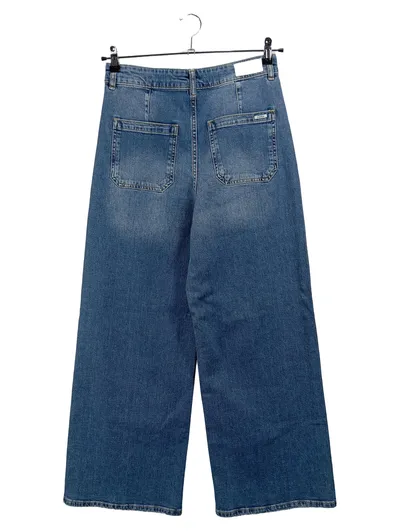 Garcia Damen Jeans Wide Fit W29 Blau Casual