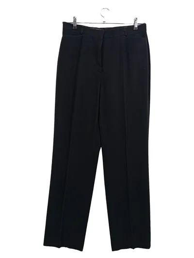 Gerry Weber Damen Anzughose Stoffhose Schwarz Gr. 42 W33 XL Business