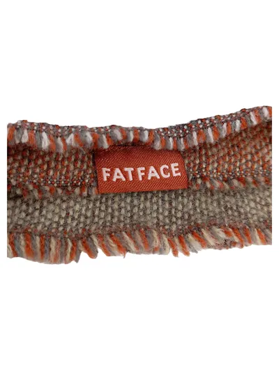 FatFace Damen Schal Braun Meliert mit Fransen Casual 184x65cm