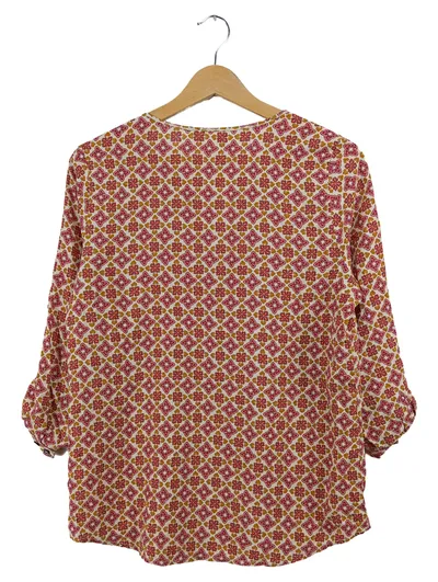 Cartoon Damen Bluse mit Muster Mehrfarbig Gr. 36 Casual 3/4-Arm