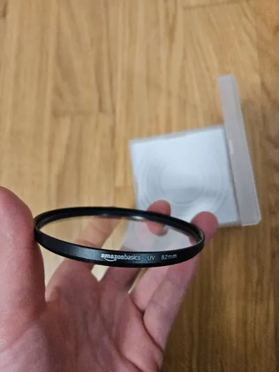 Amazon Basics UV Filter 82mm Kamera Objektivfilter Schwarz