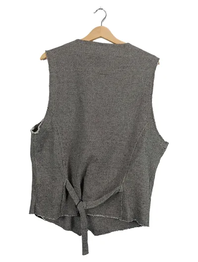 Carisma Herren Leichte Weste Grau Meliert Gr. 52/XL Casual