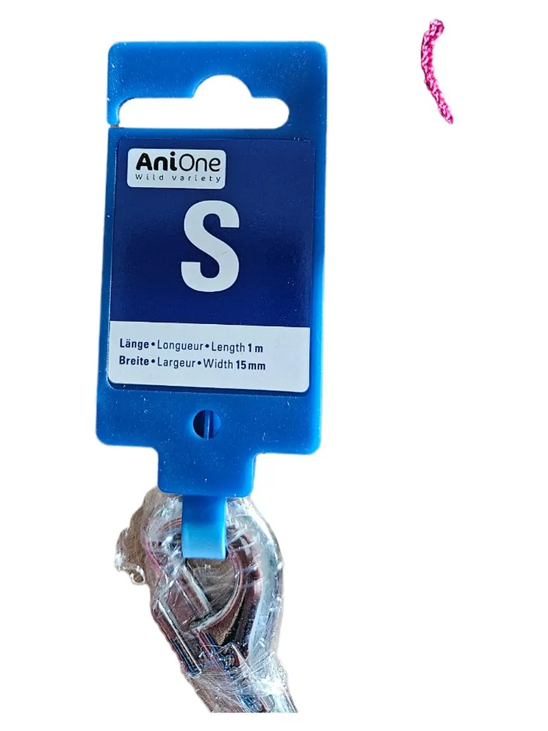 AniOne Hundeleine Führleine Pink Gr. S 1m x 15mm Hunde Leine 3