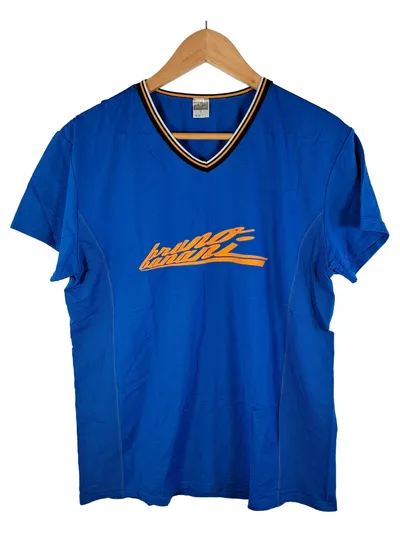 Bruno Banani Herren Sportshirt T-Shirt Blau Logo Gr. 50, L