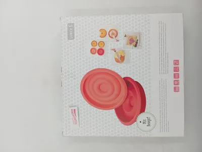 LURCH FlexiForm Herzbackform 2-teilig Silikon Rosa Backform mit Rezept
