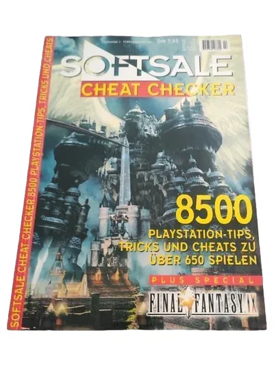 Softsale Cheat Checker Zeitschrift Ausgabe 2 Februar 2001 Playstation Tipps